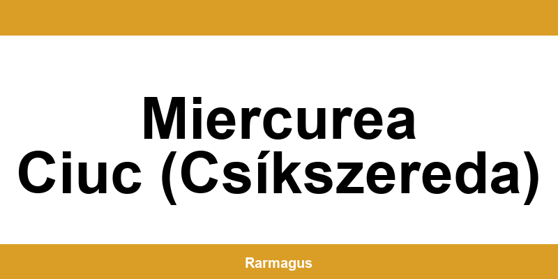Contactează direct punctul Cargus Ship & Go aflat în Miercurea Ciuc (Csíkszereda)