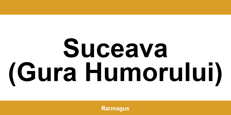 Contactează direct punctul Cargus Ship & Go aflat în Suceava (Gura Humorului)